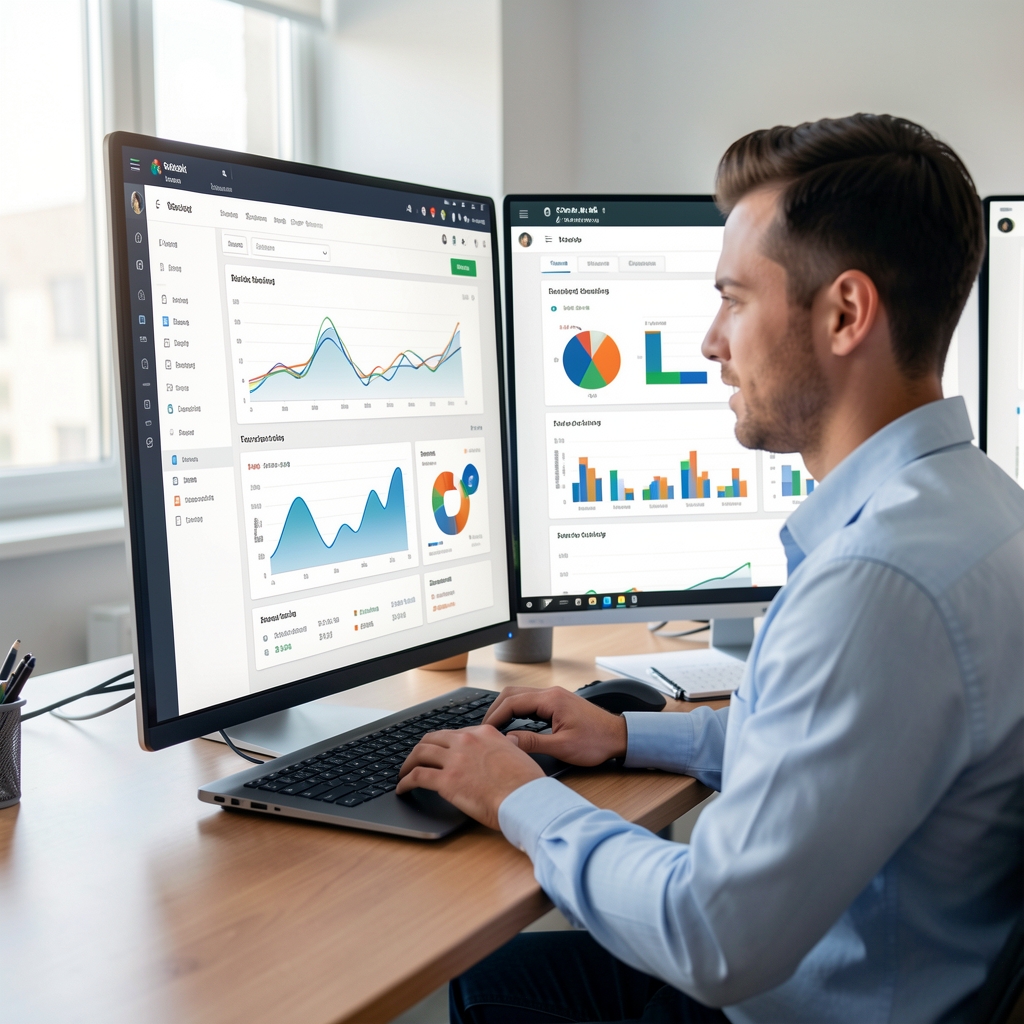 Analytik dat pracující s interaktivními dashboardy a vizualizacemi v Pythonu, Pandas a Jupyter Notebook
